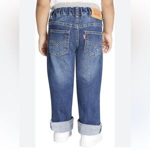 🫐3/$30 NWT Levi's Pull-On Kids Dark Blue Jeans size 18m